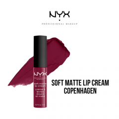 Кремовая металлическая матовая помада NYX Cosmetics Soft Matte Metallic Lip Cream SMMLC02 Copenhagen