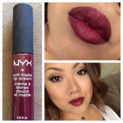 Кремовая металлическая матовая помада NYX Cosmetics Soft Matte Metallic Lip Cream SMMLC02 Copenhagen