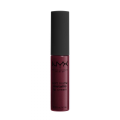 Кремовая металлическая матовая помада NYX Cosmetics Soft Matte Metallic Lip Cream SMMLC02 Copenhagen