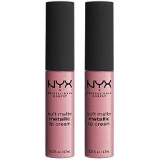 Кремовая металлическая матовая помада NYX Cosmetics Soft Matte Metallic Lip Cream SMMLC10 Milan