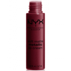 Кремовая металлическая матовая помада NYX Cosmetics Soft Matte Metallic Lip Cream SMMLC11 Madrid
