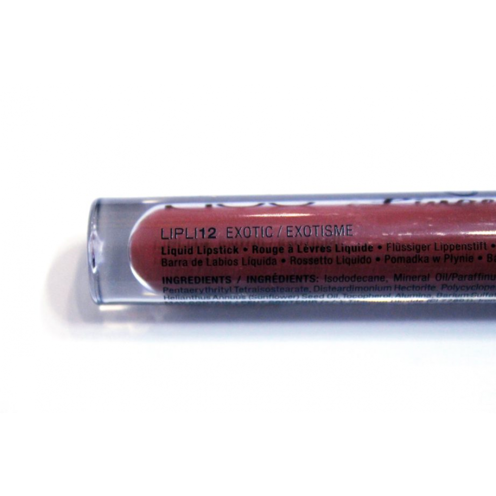 NYX Lip Lingerie LIPLI12 Exotic Matte Lipstick
