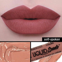 NYX Liquid Suede Cream Lipstick LSCL04 Soft-Spoken mini format liquid cream lipstick with a matte finish