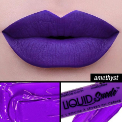 NYX Liquid Suede Cream Lipstick LSCL10 Amethyst mini format liquid cream lipstick with a matte finish