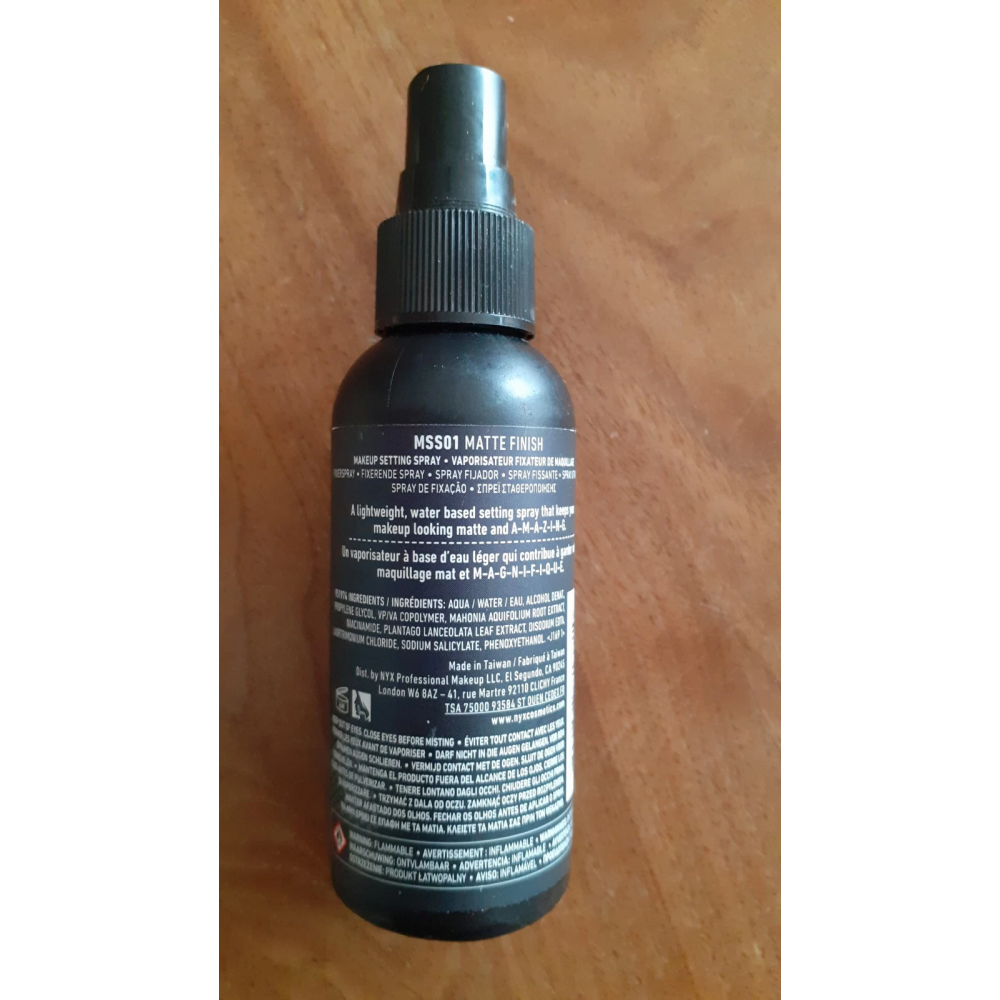 Спрей-фіксатор макіяжу NYX Professional Makeup Matte Finish 60 мл