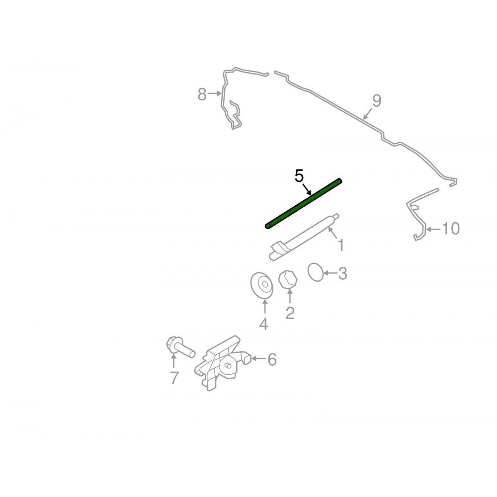 Ford Motorcraft 7T4Z-17528-AC windscreen wiper blade, size 35 cm