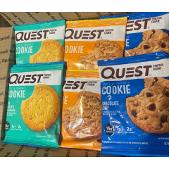 Набор протеиновых печений Quest Cookies 3 вкуса 6 шт