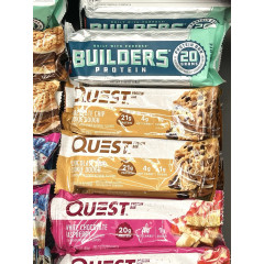 Мікс набір протеїнових батончиків Quest Protein Nutrition Bar асорті смаків 18 штук