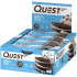 Quest Nutrition Protein Bar Cookies & Cream Cookies with Cream Mix, 12 pieces