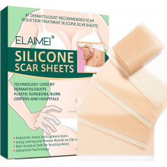 Силіконові пластирі для шрамів Elaimei Silicone 4 шт 15×4 см