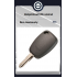 Renault 2-button 433 MHz car key with PCF7946 chip, NE72/73 blade