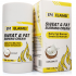 Elaimei Coconut Sweat Burner warming cream for training with coconut, white, 75 g