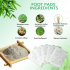 Set of Elaimei Foot Pads detox patches with wormwood and ginger, 10 pcs
