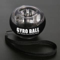 Мяч-гироскоп для укрепления кисти тренажер Gyro Ball черный