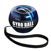 Мяч-гироскоп для укрепления кисти тренажер Gyro Ball синий