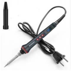 HANDSKIT 90W 4-wire electric soldering iron with display heating control and 5 tips