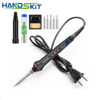 HANDSKIT 90W 4-wire electric soldering iron with display heating control and 5 tips