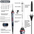 HANDSKIT 90W 4-wire electric soldering iron with display heating control and 5 tips