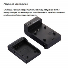 Charger for Nikon D3000, D5000, D60, D40, and D40X cameras with EN-EL9 battery, American plug