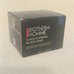 Омолоджуюча нічна маска для чоловіків Biotherm Force Supreme black 50 мл чорна
