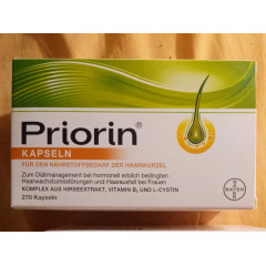 Капсули проти випадіння волосся Priorin Kapseln 270 шт.