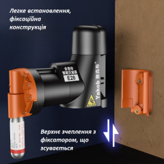 Электрическая ловушка для крыс и мышей Yakob E28 автоматическая черно-оранжевая