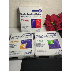 Набір нікотинових пластирів Habitrol Кроки 1-2-3 комплект 56 шт.