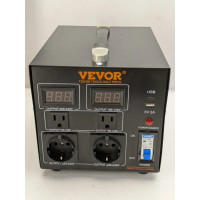 Vevor SV2000VA 2000 W Black Step Up/Down Voltage Converter 110–220 V