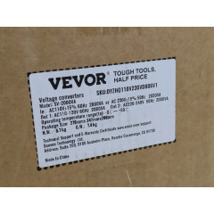 Vevor SV2000VA 2000 W Black Step Up/Down Voltage Converter 110–220 V