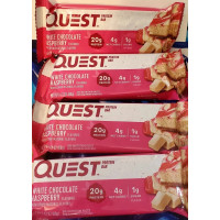 Набір протеїнових батончиків Quest Nutrition шоколад і малина 4 штуки по 60 грамів