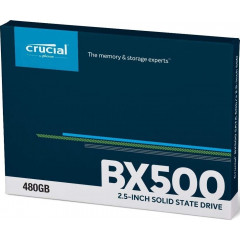 SSD Drive Crucial BX500 480GB 2.5" SATA III 3D NAND black