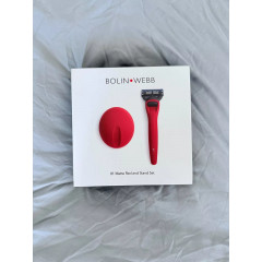 Подарунковий набір для гоління Bolin Webb X1 Red для чоловіків станок і магнітна підставка червоний