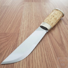 Мисливський ніж Marttiini Lapp 240010C 13 см рукоятка з карельської берези з шкіряними піхвами