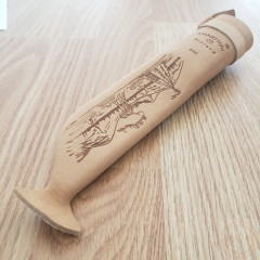 Мисливський ніж Marttiini Lapp 240010C 13 см рукоятка з карельської берези з шкіряними піхвами