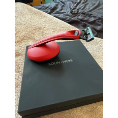 Подарунковий набір для гоління Bolin Webb X1 Red для чоловіків станок і магнітна підставка червоний