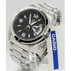 Чоловічий кварцовий годинник Casio Edifice EF-129D-1AVEF сталевий браслет