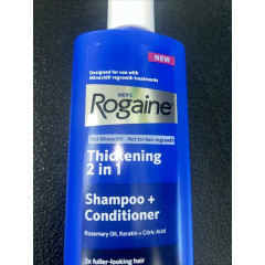 Чоловічий зміцнюючий шампунь-кондиціонер від випадіння волосся Rogaine Thickening 2in1 Shampoo + Conditioner 248 мл