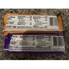 Set of Quest Protein Bars mixed flavors chocolate and cookie 2 pcs