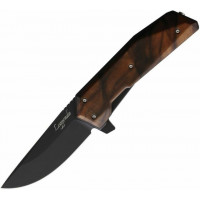 Folding knife for hunting and tourism WOOX Leggenda Walnut walnut wood