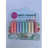 Set of Natural Lip Balms Eos 100% Natural Organic Lip Balm 9 pcs assorted flavors