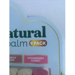 Set of Natural Lip Balms Eos 100% Natural Organic Lip Balm 9 pcs assorted flavors