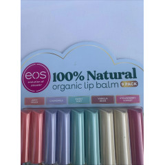Set of Natural Lip Balms Eos 100% Natural Organic Lip Balm 9 pcs assorted flavors