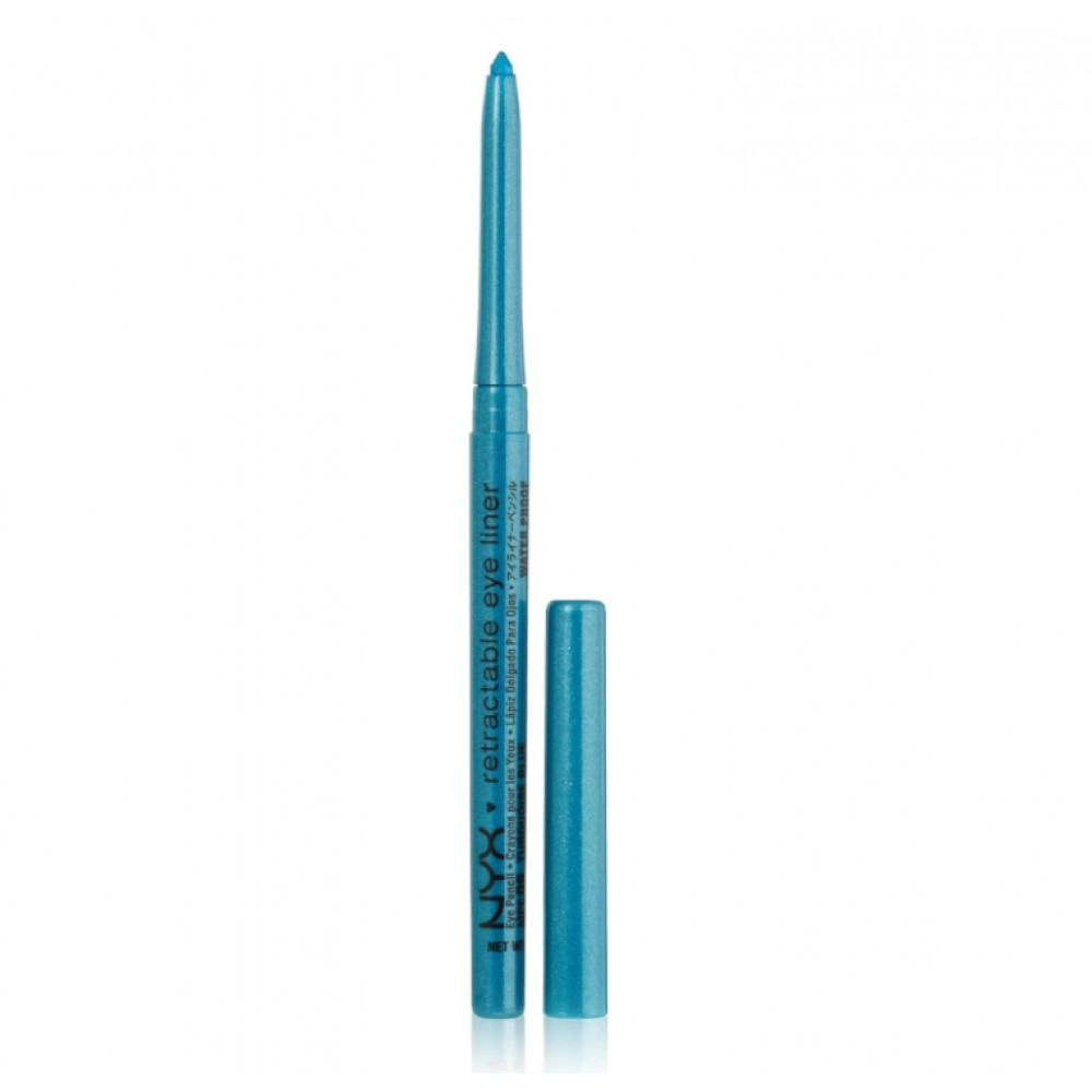 Выдвижной карандаш для глаз Nyx Retractable Eye Liner MPE09 Turquoise Blue небесно-бирюзовый