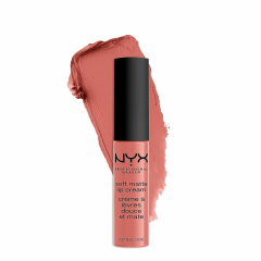 Рідка помада з матовим фінішем Nyx Soft Matte Lip Cream Kyoto SMLC63 персиковий нюд 8 мл