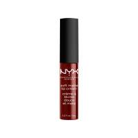 Liquid lipstick with a matte finish Nyx Soft Matte Lip Cream Madrid SMLC27 deep red 8 ml
