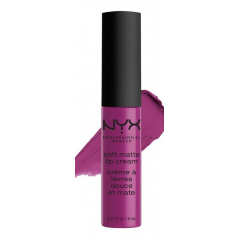 Liquid lipstick with a matte finish Nyx Soft Matte Lip Cream Seoul SMLC30 bright purple 8 ml