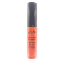 Liquid lipstick with a matte finish Nyx Soft Matte Lip Cream San Juan SMLC28 bright orange 8 ml