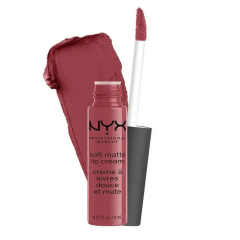 Рідка помада з матовим фінішем Nyx Soft Matte Lip Cream Budapest SMLC25 винно-рожевий 8 мл