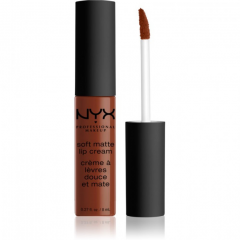Рідка помада з матовим фінішем Nyx Soft Matte Lip Cream Berlin SMLC23 теплий коричневий 8 мл
