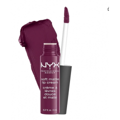 Рідка помада з матовим фінішем Nyx Soft Matte Lip Cream Transylvania SMLC21 глибокий винний 8 мл